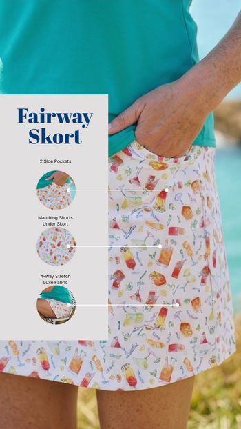 17 1/2" Fairway Skorts
