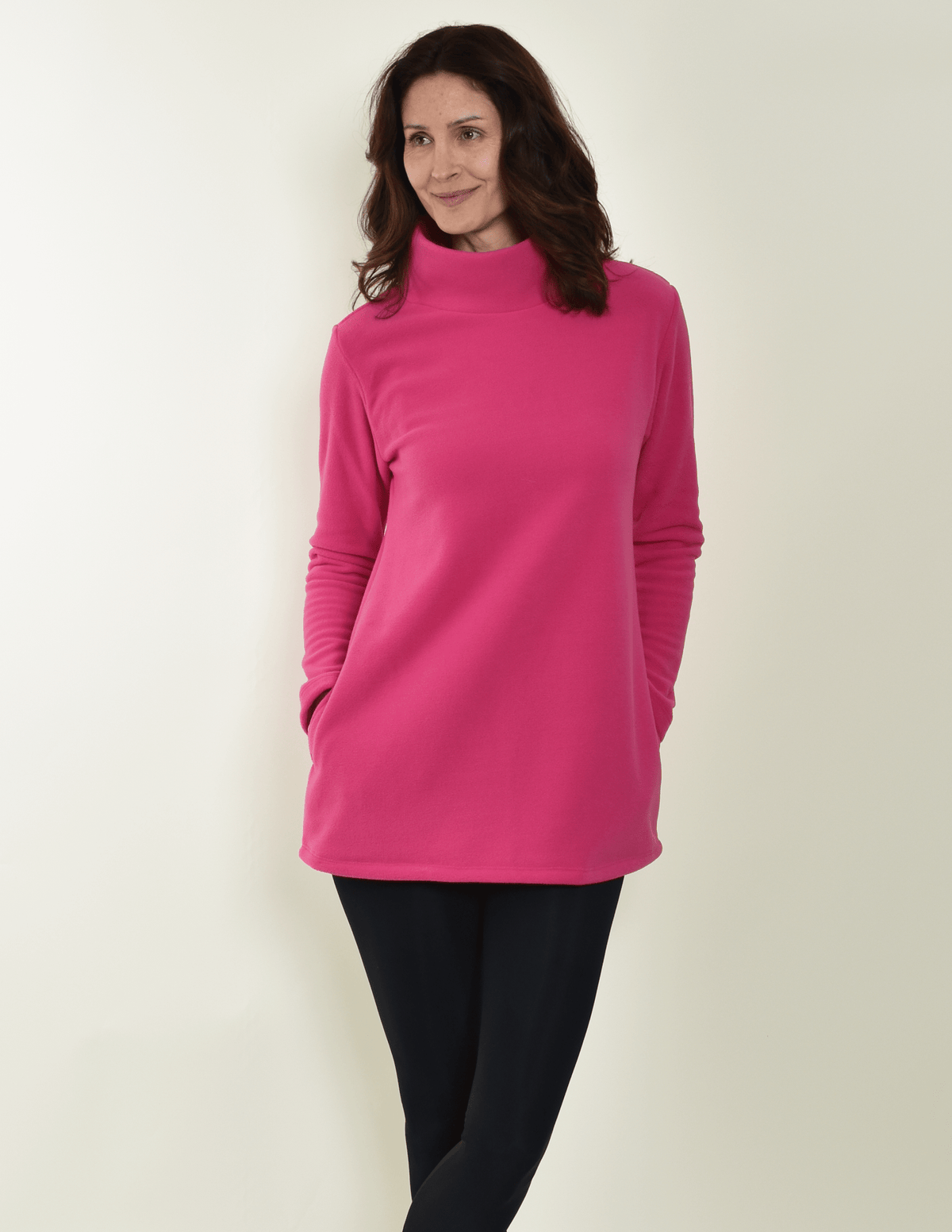 Nantucket Fleece Tunic Berry