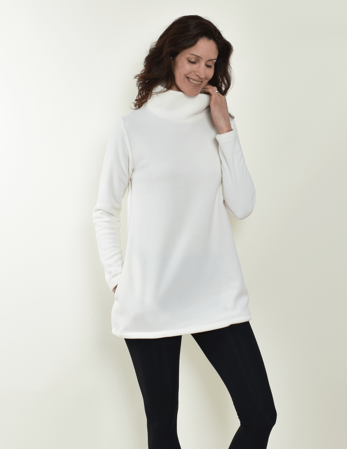 Nantucket Fleece Tunic Buff