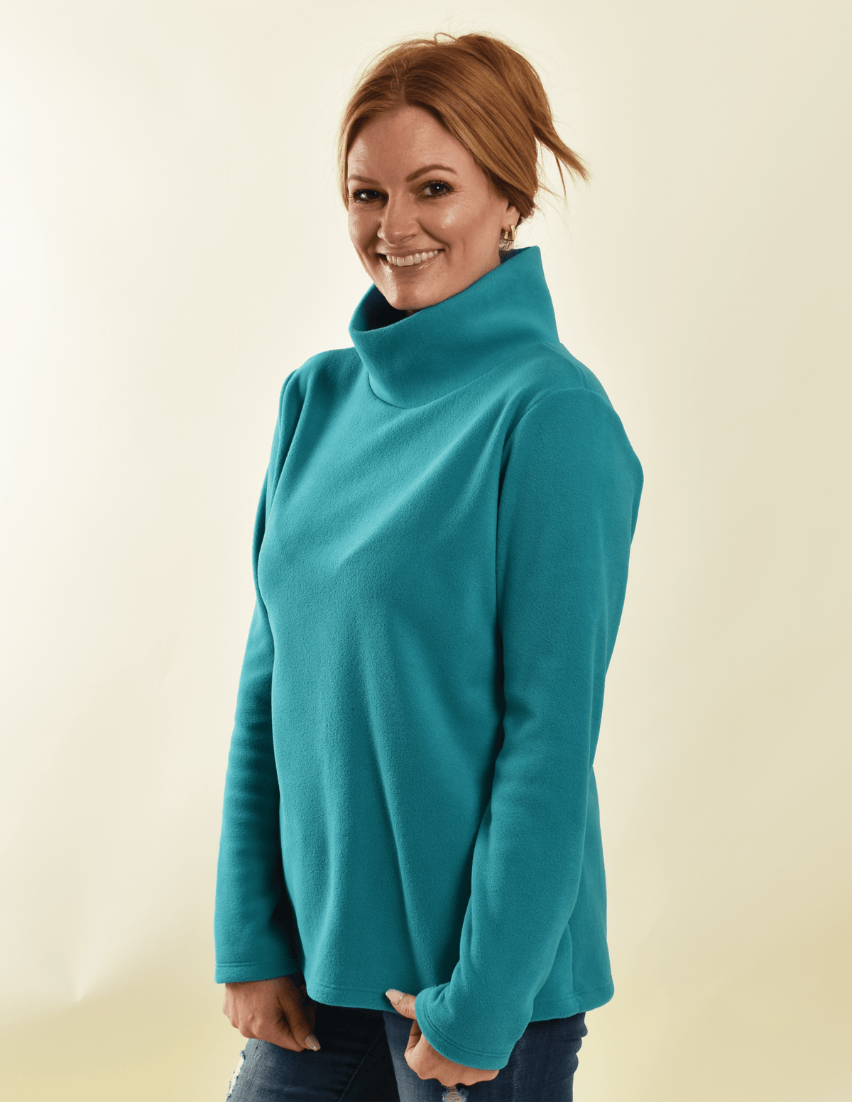 Acadia  Fleece Top Oasis